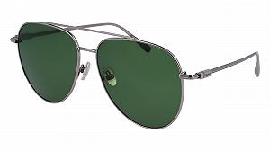 Унісекс Сонцезахисні окуляри Salvatore Ferragamo 044 Light Ruthenium/Green - Фото 1