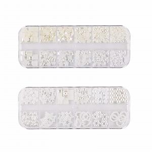 Украшения для ногтей Стразы Наклейки на ногти и декор для ногтей 2 шт - Фото 1