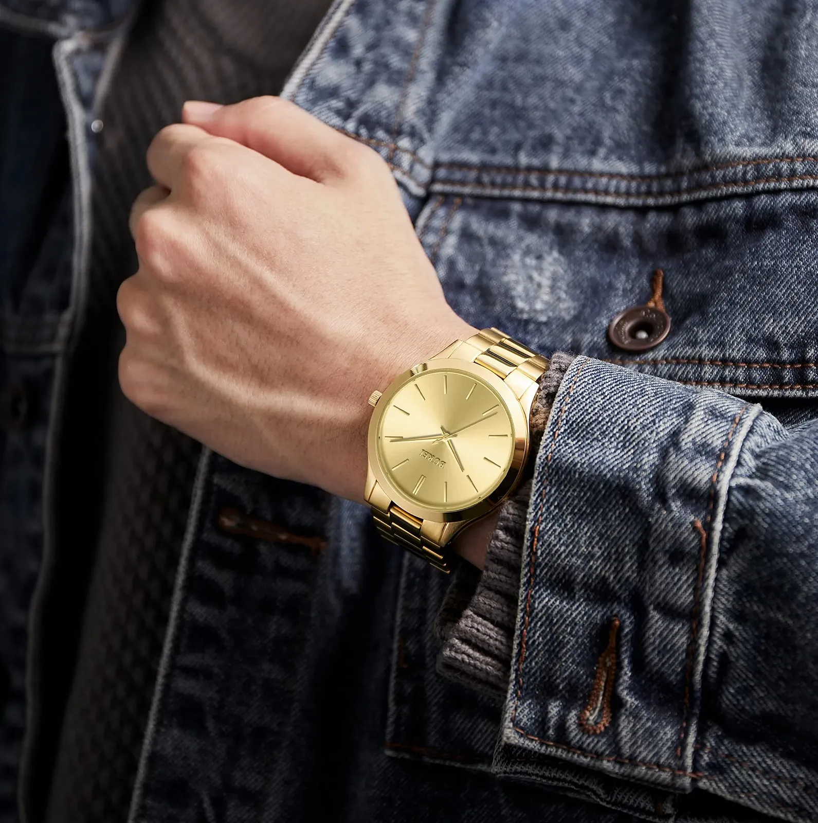 Мужские аналоговые часы BUREI Кварцевые из нержавеющей стали Водонепроницаемые, фото №6 Мужские аналоговые часы BUREI Кварцевые из нержавеющей стали Водонепроницаемые, фото №6