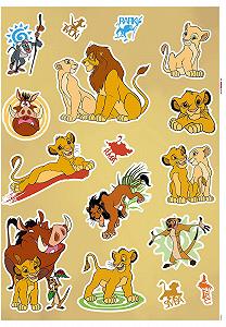 Наклейка на стену Disney Komar Lion King Circle of Life 50 x 70 см 16 шт. synthetic.ua - Фото 1