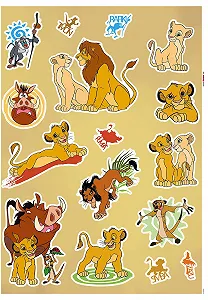 Наклейка на стіну Disney Komar Lion King Circle of Life 50 x 70 см 16 шт. synthetic.ua - Фото 1