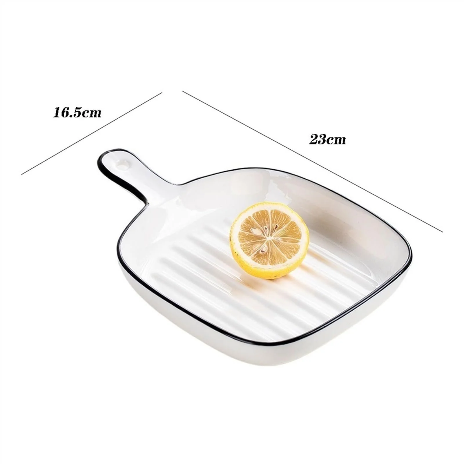 Форма для запекания Керамическая с ручкой Фарфоровая для микроволновой печи и духовки, фото №2