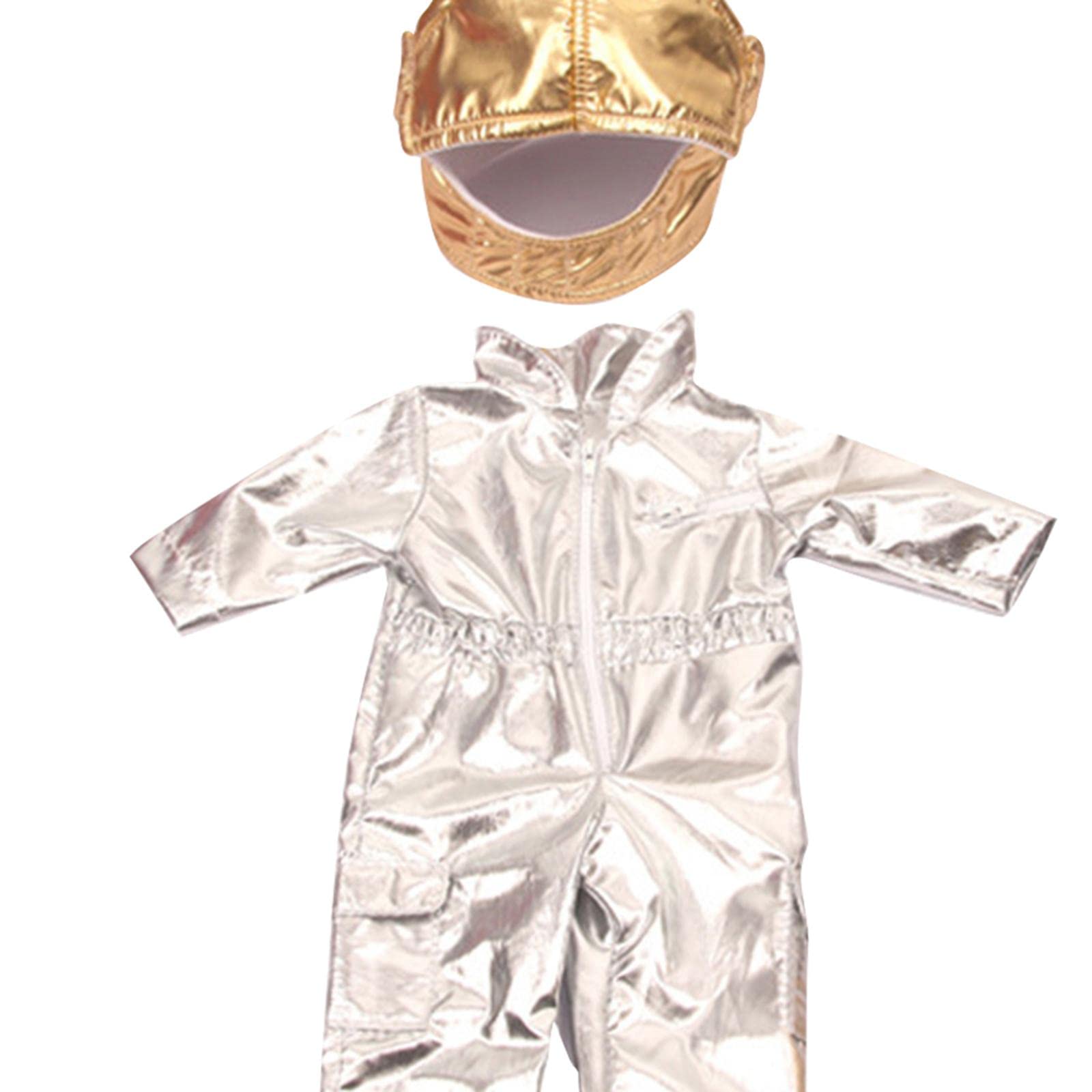 Одяг F Fityle Space Suit для ляльки 18 дюймів Сріблястий, фото №5 Одяг F Fityle Space Suit для ляльки 18 дюймів Сріблястий, фото №5