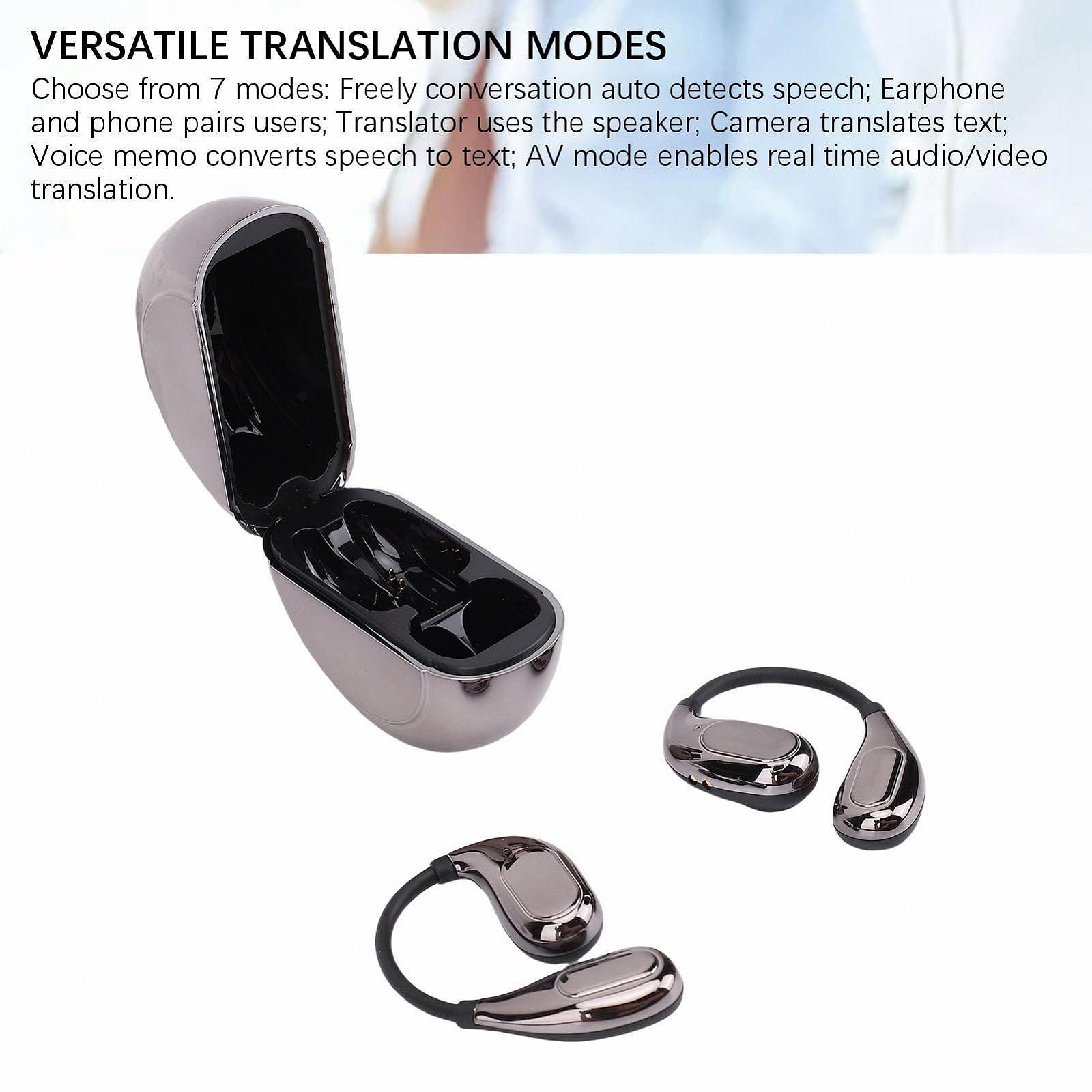 Наушники-переводчики GOWENIC Многоязычные 5.4 Black, фото №3