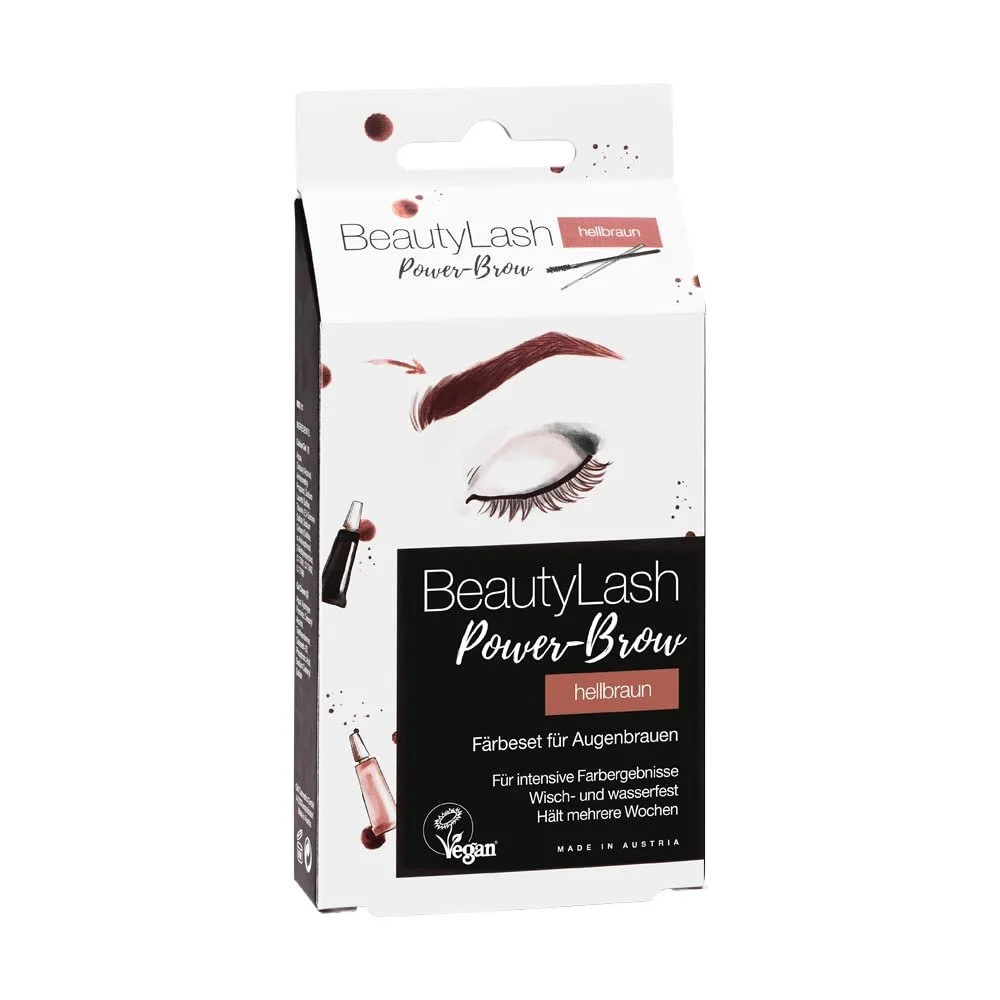 Набір для фарбування брів BeautyLash Power-Brow Dye Set Light Brown (1 x 7 мл), фото №1