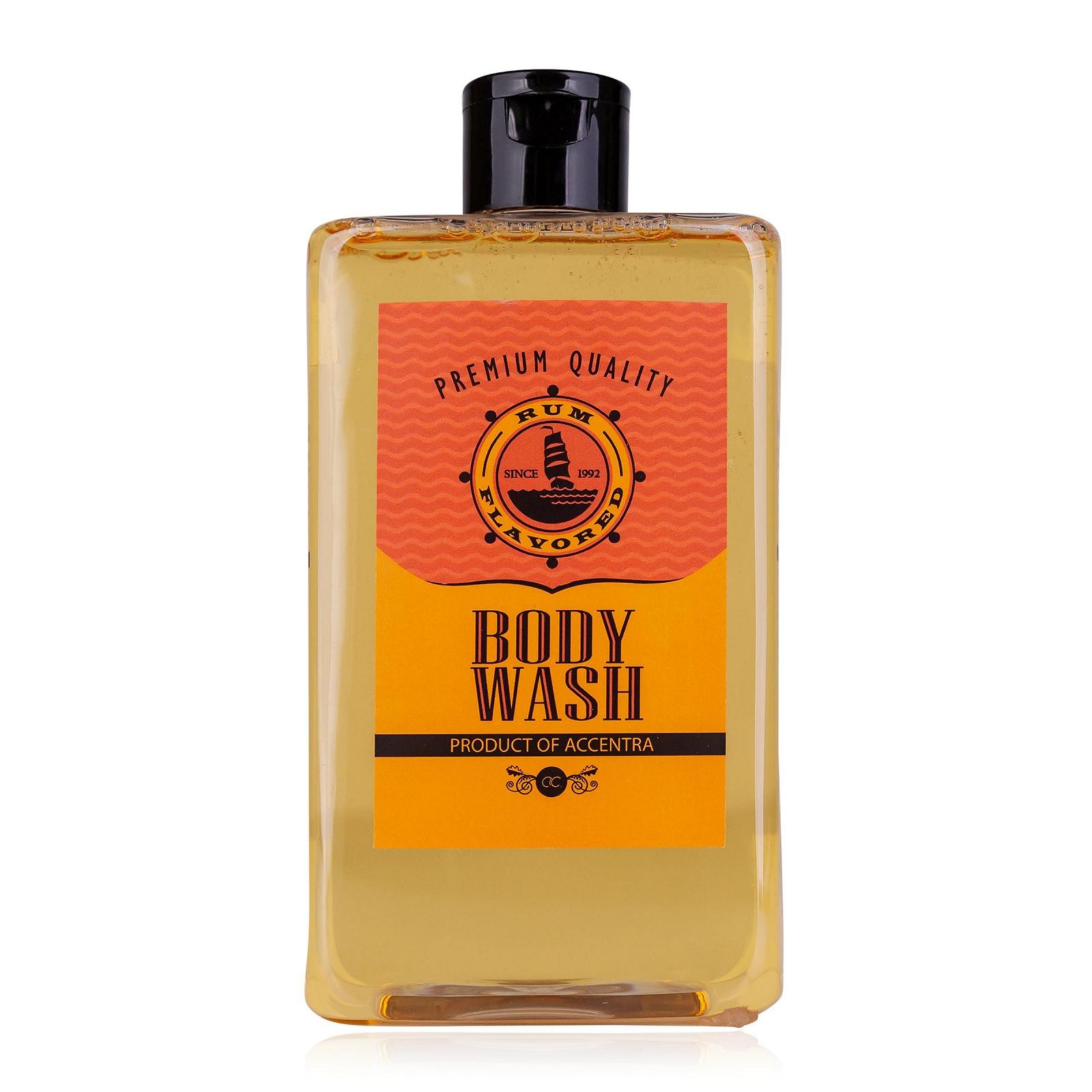 Гель для душа Accentra Rum Flavor для мужчин в бутылке с подарочной упаковкой в форме шнапса 400 мл ром многоразовый Оранжевый, фото №3 Гель для душа Accentra Rum Flavor для мужчин в бутылке с подарочной упаковкой в форме шнапса 400 мл ром многоразовый Оранжевый, фото №3