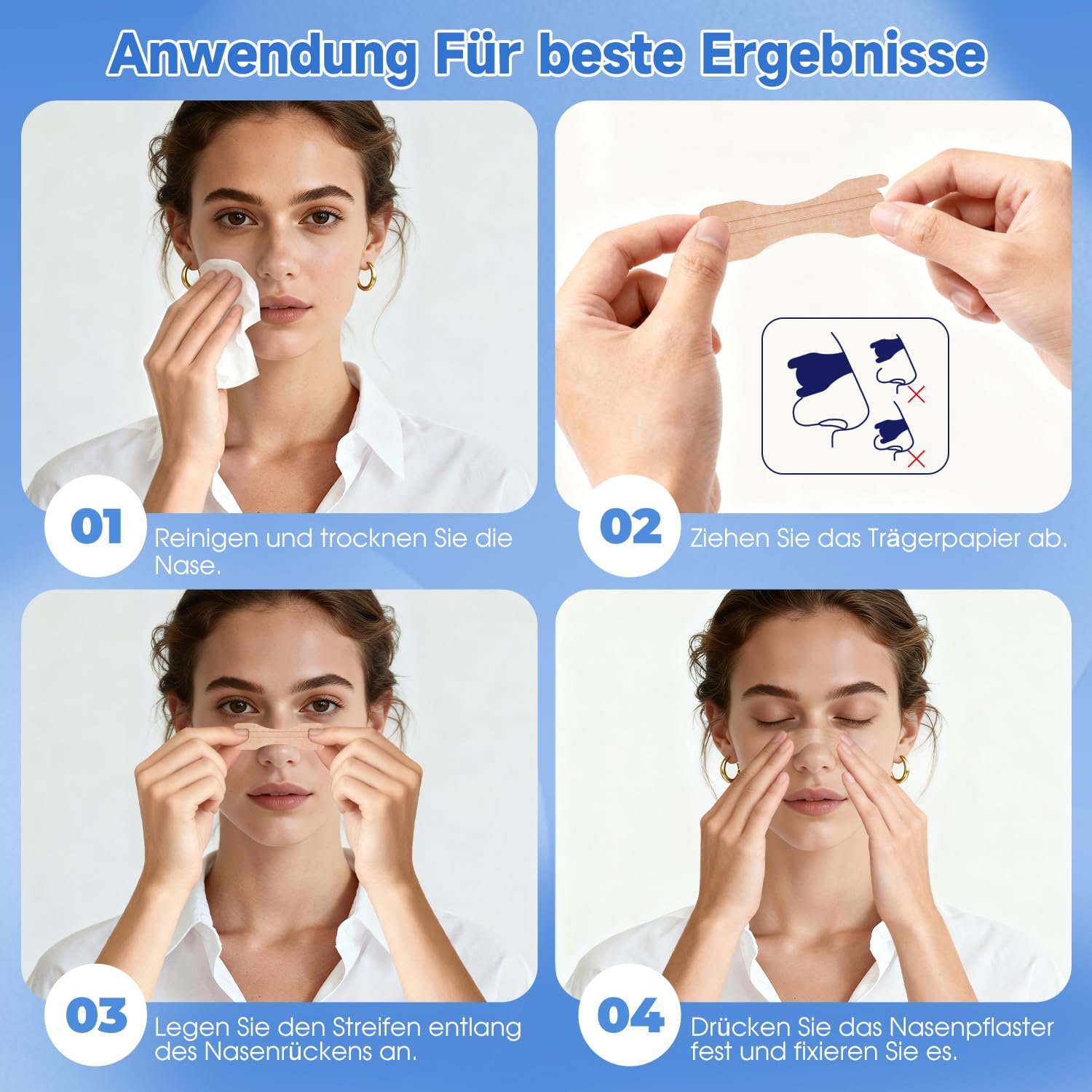 Пластыри для носа Средство от храпа (50 штук в упаковке), фото №6 Пластыри для носа Средство от храпа (50 штук в упаковке), фото №6