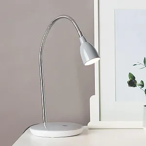 Настольная лампа Lightbox LED Modern Гибкий штатив Титан Пластик/Металл 40 см - Фото 1
