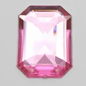 Кристаллы Flatback Прозрачный Белый Акриловый Камень Прямоугольник 28x40 мм - Фото 1