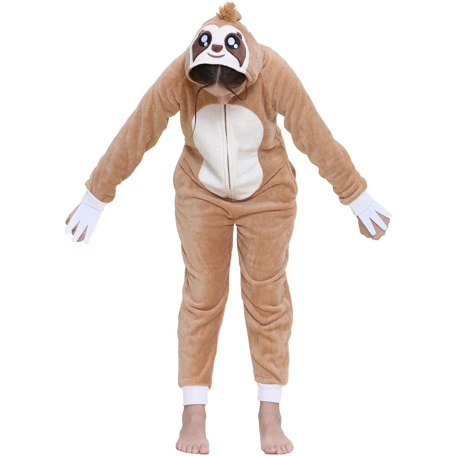 Дитячий флісовий комбінезон A2Z Kids, піжама-сліп, суперм'який, лінивець, для дівчаток та хлопчиків, фото №2 Дитячий флісовий комбінезон A2Z Kids, піжама-сліп, суперм'який, лінивець, для дівчаток та хлопчиків, фото №2