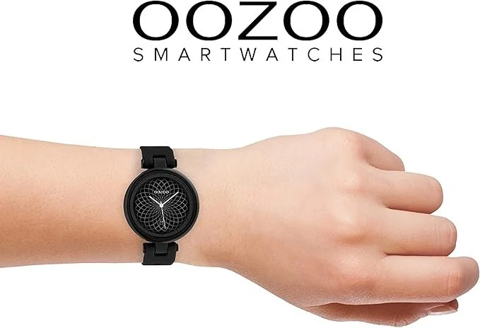 Смарт-часы Oozoo Q4 39 мм, унисекс, фитнес-часы с силиконовым ремешком 16 мм, шагомер, фитнес-трекер, спортивные часы для iOS и Android, фото №6