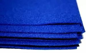 Фетр для поделок мягкий Лентомания 20*30см синий насыщенный FELT75 - Фото 1