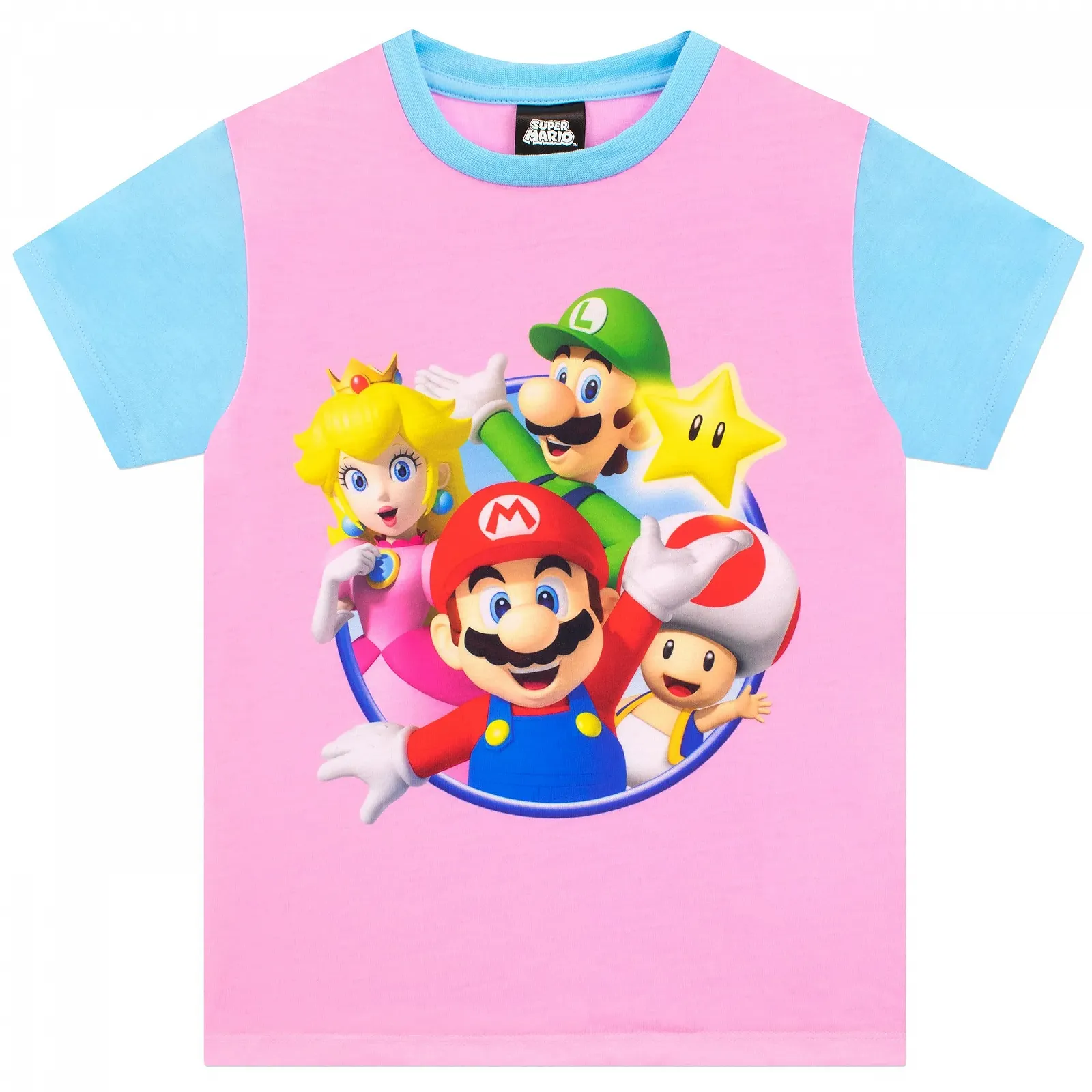 Пижама SUPER MARIO BROS для девочек, с короткими и длинными рукавами, фото №2 Пижама SUPER MARIO BROS для девочек, с короткими и длинными рукавами, фото №2