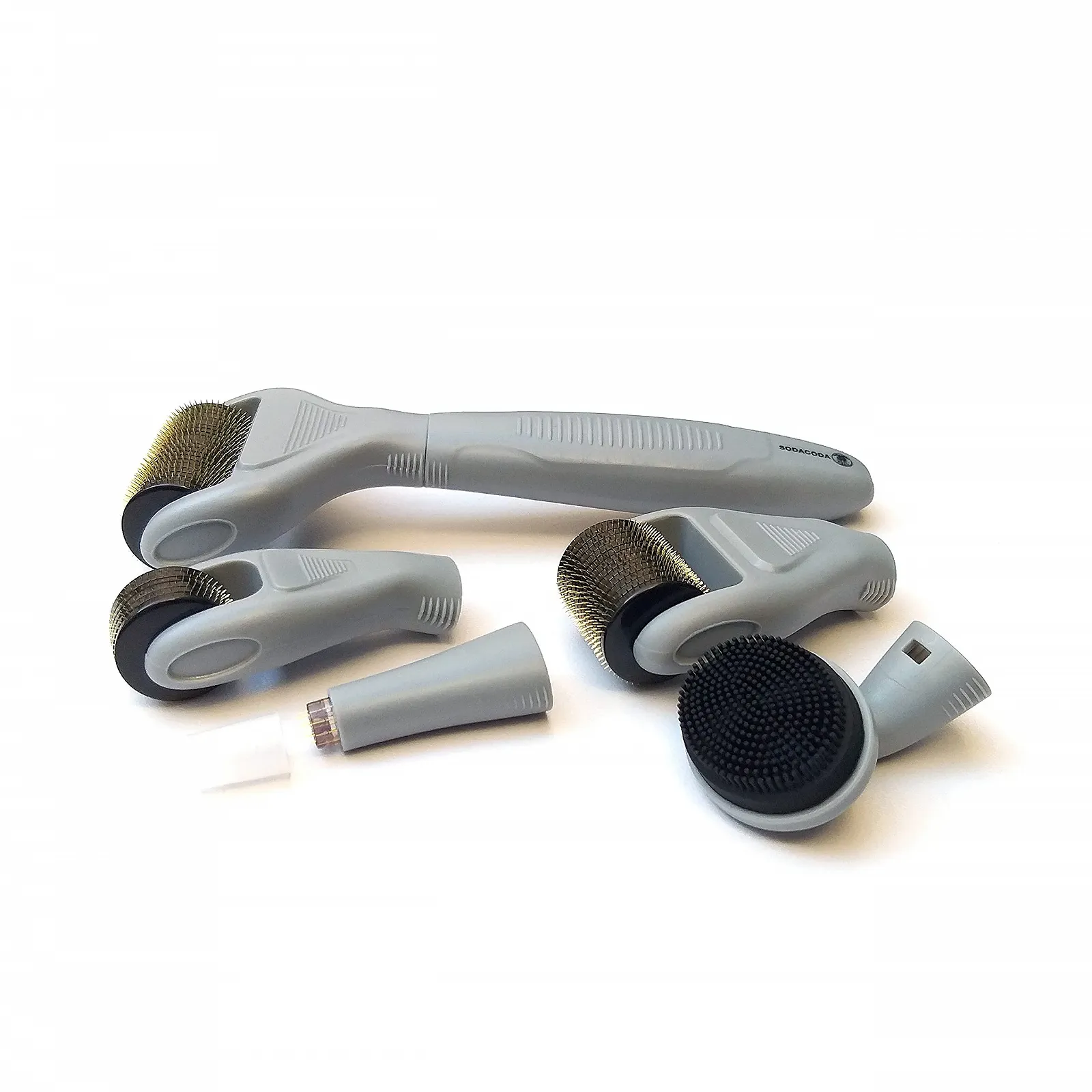 Дермаролер Sodacoda 6 в 1 набір - титанові голки для мікронідлінгу проти старіння, акне, зморшок, фото №2