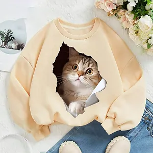 Худі Повсякденний Пуловер для Дівчинки synthetic.ua - Фото 1