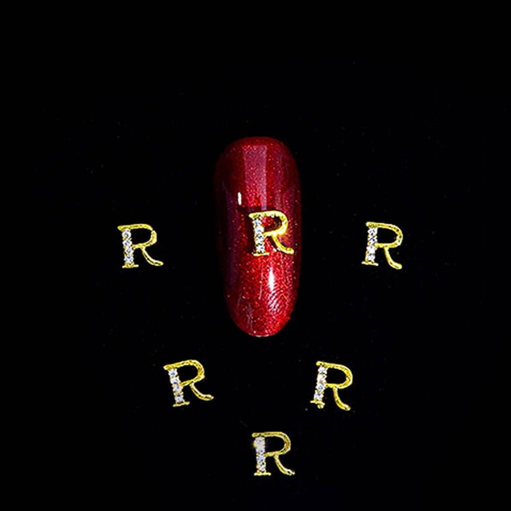 3D Металеві Прикраса для манікюру Літери від A до Z 26 шт., фото №7