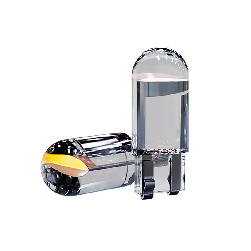 Автолампа Terra T10 W5W коколь W2.1x9.5d, COB скляний зелений 12 В, фото №1