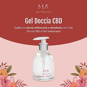 Гель для душу MA Switzerland CBD зволожуючий натуральний для тіла та волосся 200 мг synthetic.ua - Фото 1