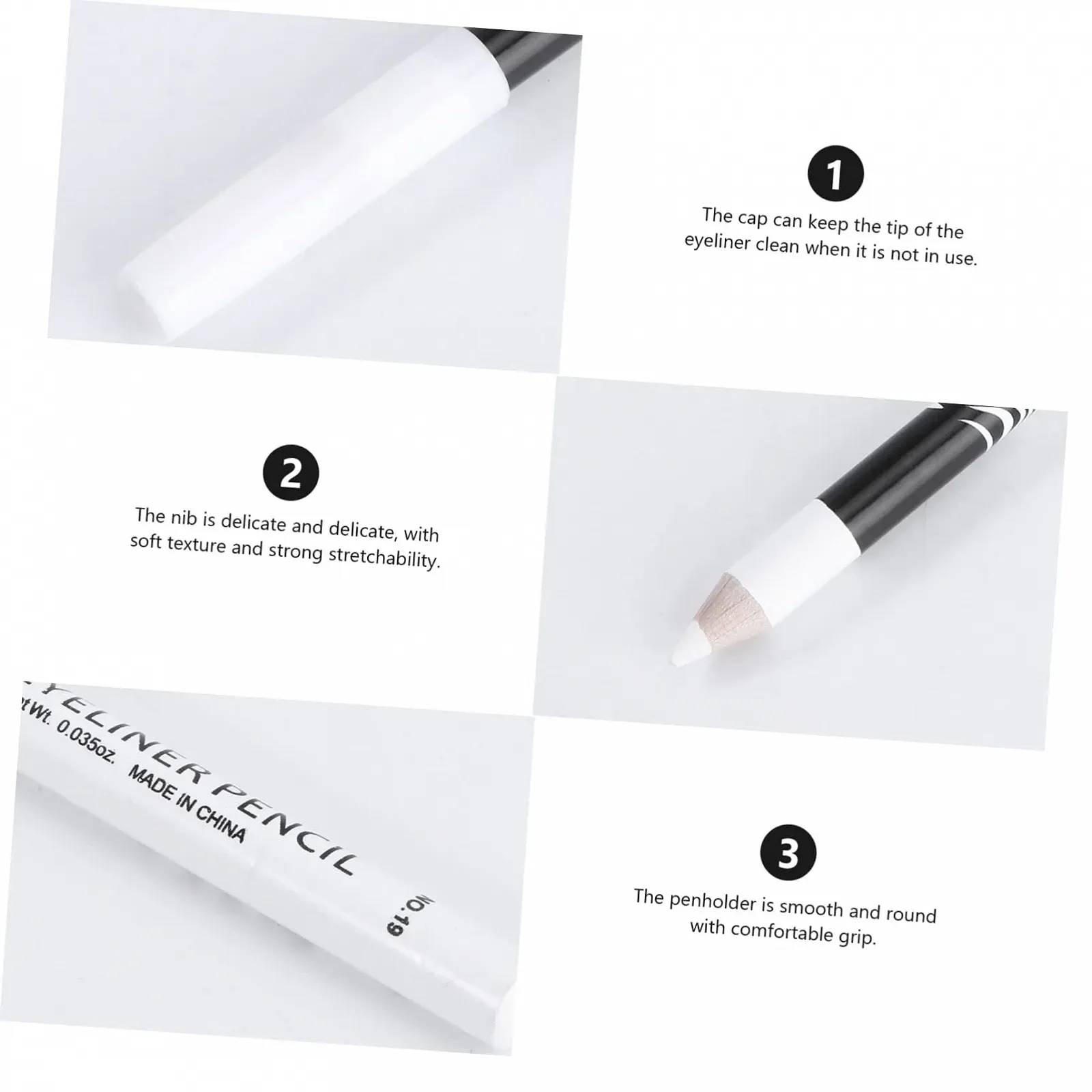 Карандаш для глаз Lurrose Белый, фото №6 Карандаш для глаз Lurrose Белый, фото №6