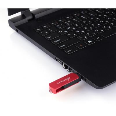 USB флеш-накопитель Exceleram 32gb P2 Series Red/Black USB 2.0 EXP2U2REB32, фото №7