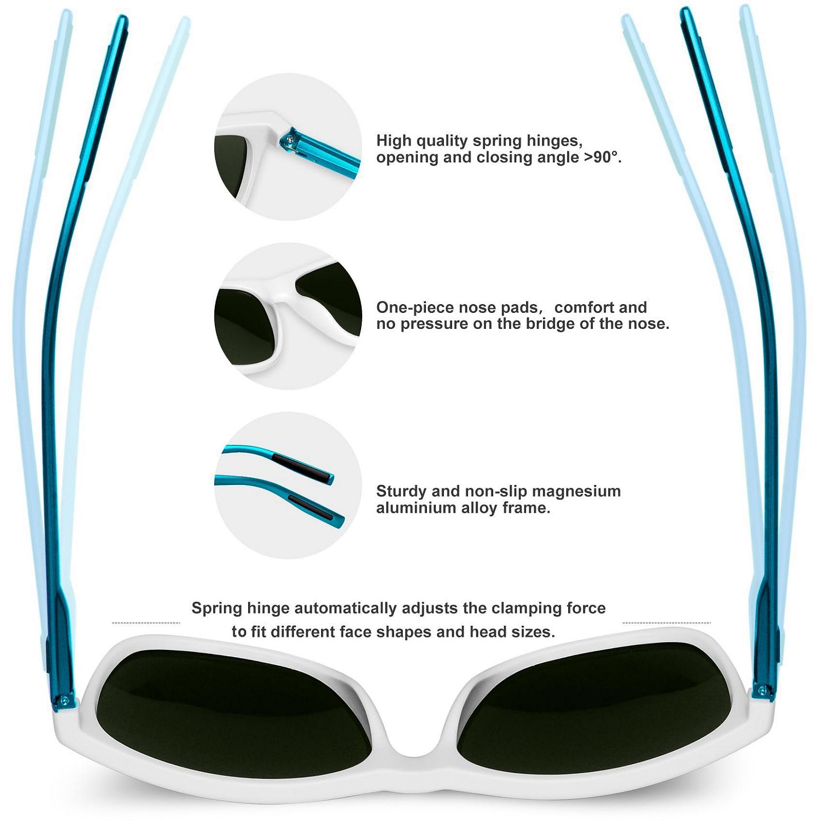 Поляризованные солнцезащитные очки Kanastal для мужчин и женщин, ретро, классические, зеркальные, защита UV400 для путешествий, фото №4 Поляризованные солнцезащитные очки Kanastal для мужчин и женщин, ретро, классические, зеркальные, защита UV400 для путешествий, фото №4