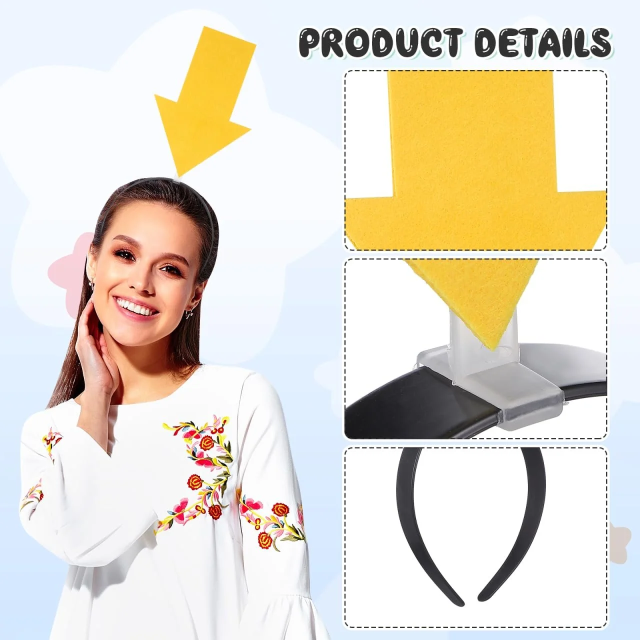 Обруч OSALADI Стріла Жовтий (2 шт.), фото №6