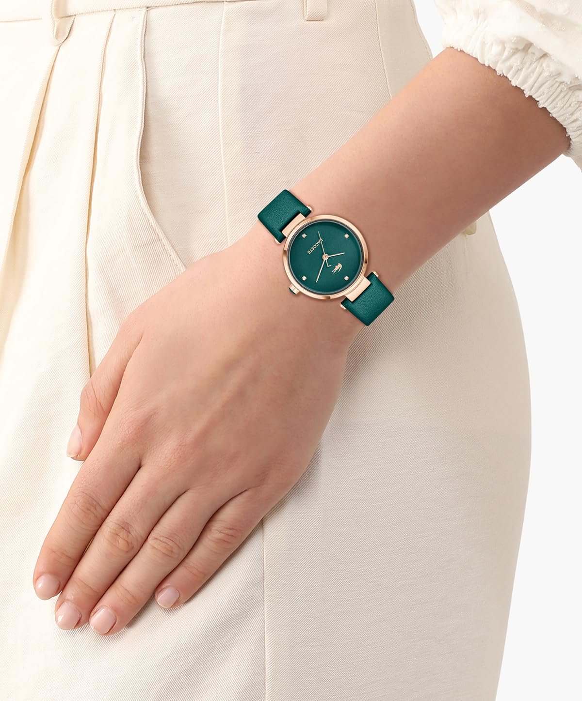 Годинник Lacoste Orba Кварцовий Механізм Три Стрілки Золотистий, фото №5
