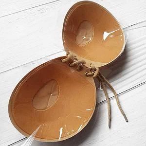Силиконовый невидимый бюстгальтер Fly Bra Бежевый - Фото 1