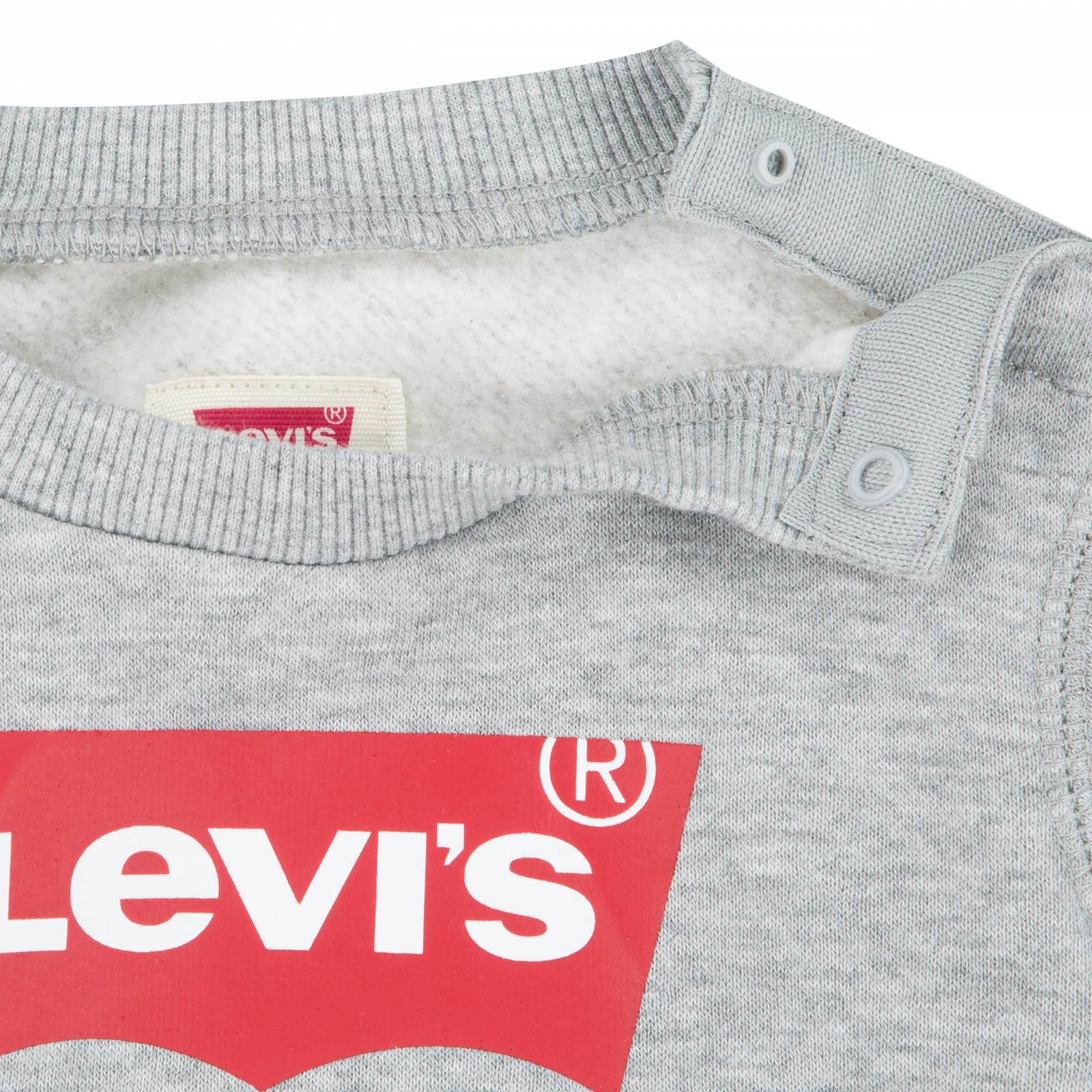 Толстовка Levi's Batwing Crewneck 6e9079 для хлопчиків, фото №4