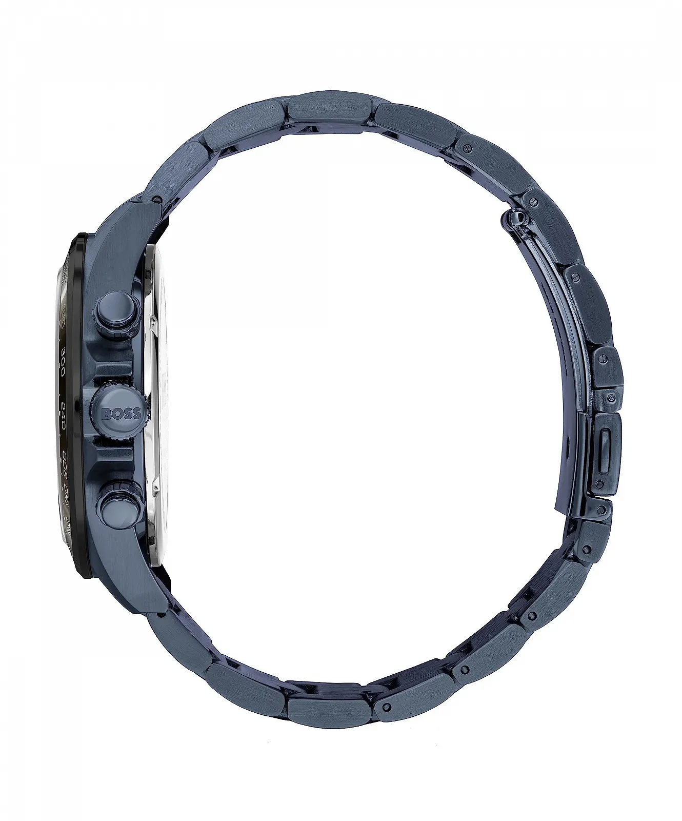 Мужской Хронограф BOSS Коллекция Hero 43 мм, кварцевые часы с браслетом из нержавеющей стали (звенья или сетка), функция даты, 3 дополнительных циферблата, водостойкость 5 ATM, фото №2 Мужской Хронограф BOSS Коллекция Hero 43 мм, кварцевые часы с браслетом из нержавеющей стали (звенья или сетка), функция даты, 3 дополнительных циферблата, водостойкость 5 ATM, фото №2