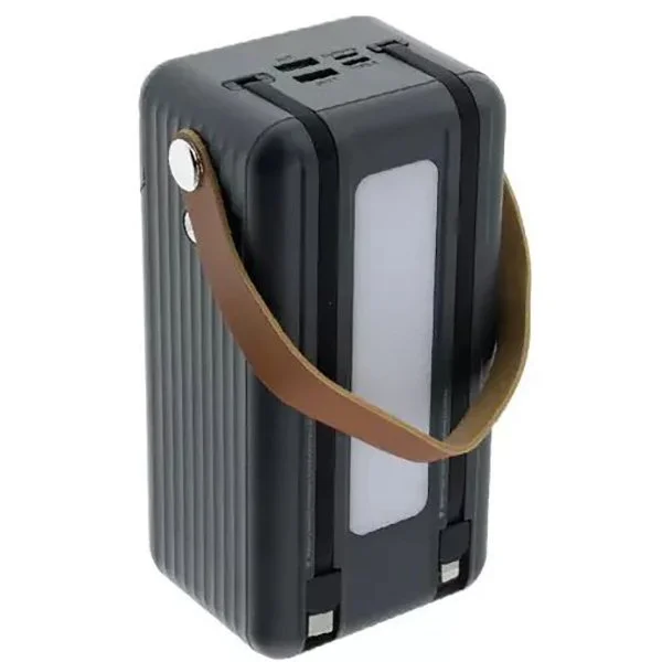 Повербанк 60000 мАг 22,5W із кабелем Type-c Lightning Remax RPP-565 PD+QC Сірий, фото №3