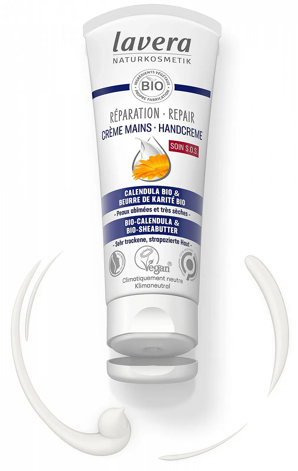 Крем для рук Lavera Repair органічний FR-DE 75 мл, фото №3