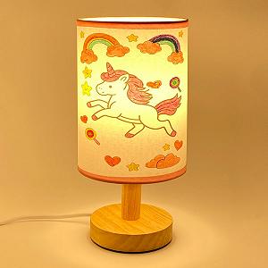 Настільна лампа Unicorn Craft Set DIY Набір для творчості Нічник 24 кольорові олівці Wood - Фото 1