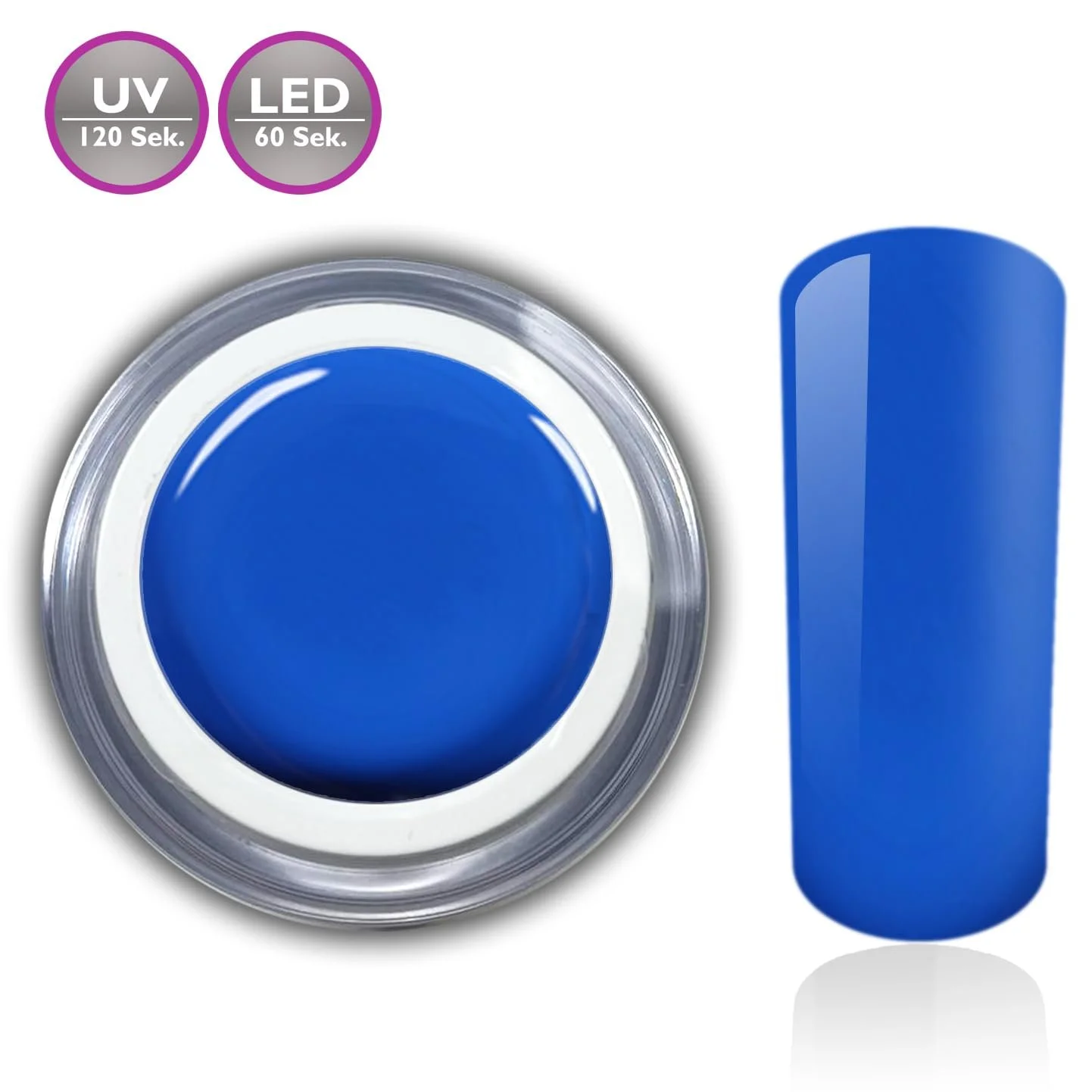 Цветной Гель RM Beautynails Синий, 5 мл, фото №2 Цветной Гель RM Beautynails Синий, 5 мл, фото №2