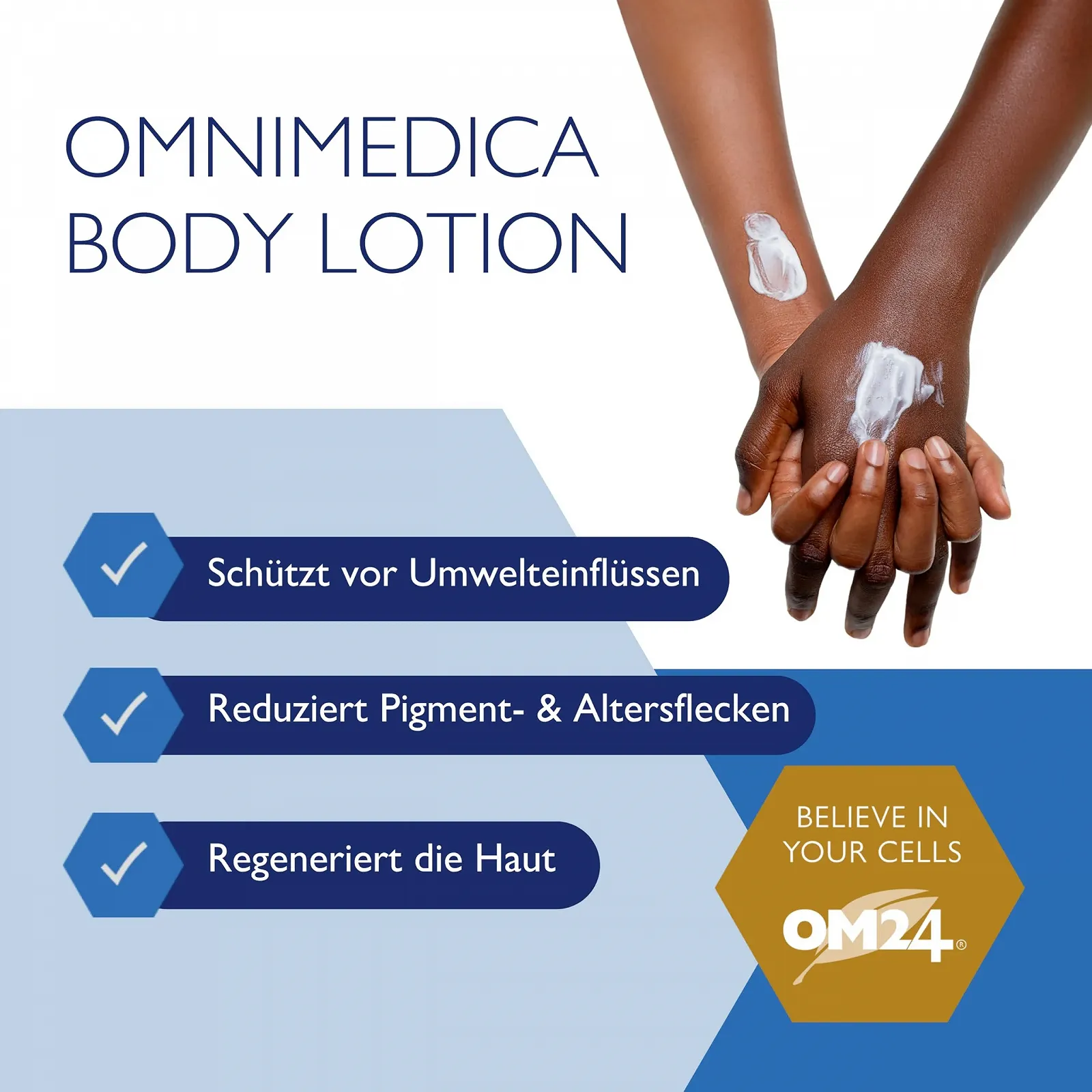 Лосьйон для тіла OMNIMEDICA Регенеруючий, для чутливої шкіри, фото №3