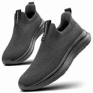 Кросівки Sosenfer Без шнурків Дихаючі Чоловічі Зручні Повсякденні Спортивні Легкі Кросівки для спортзалу - Фото 1
