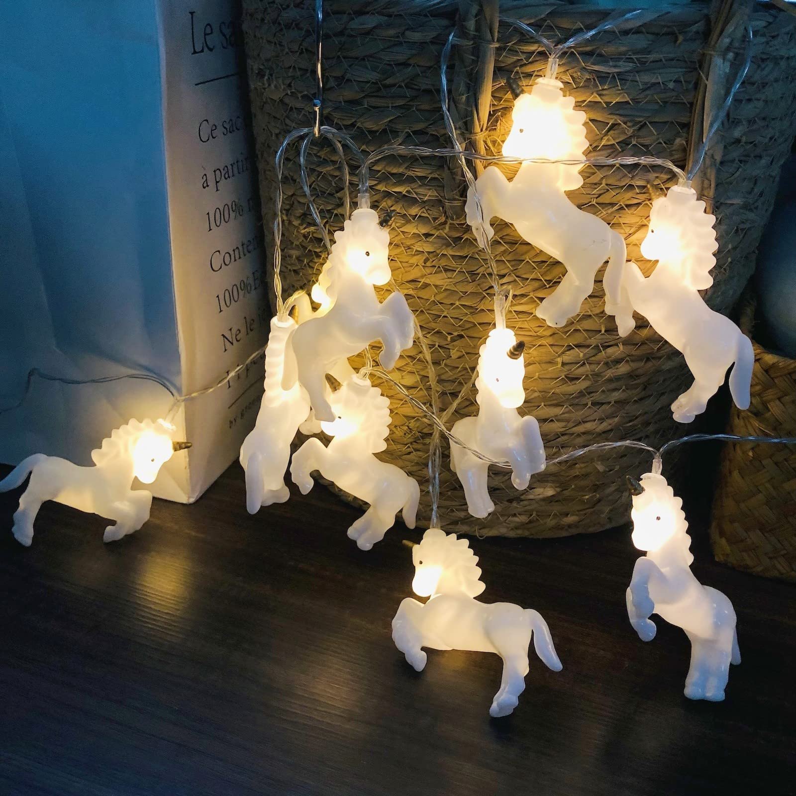 Гирлянда Riaxuebiy Детская комната Милый единорог 3 м 20 LED Белый, фото №3