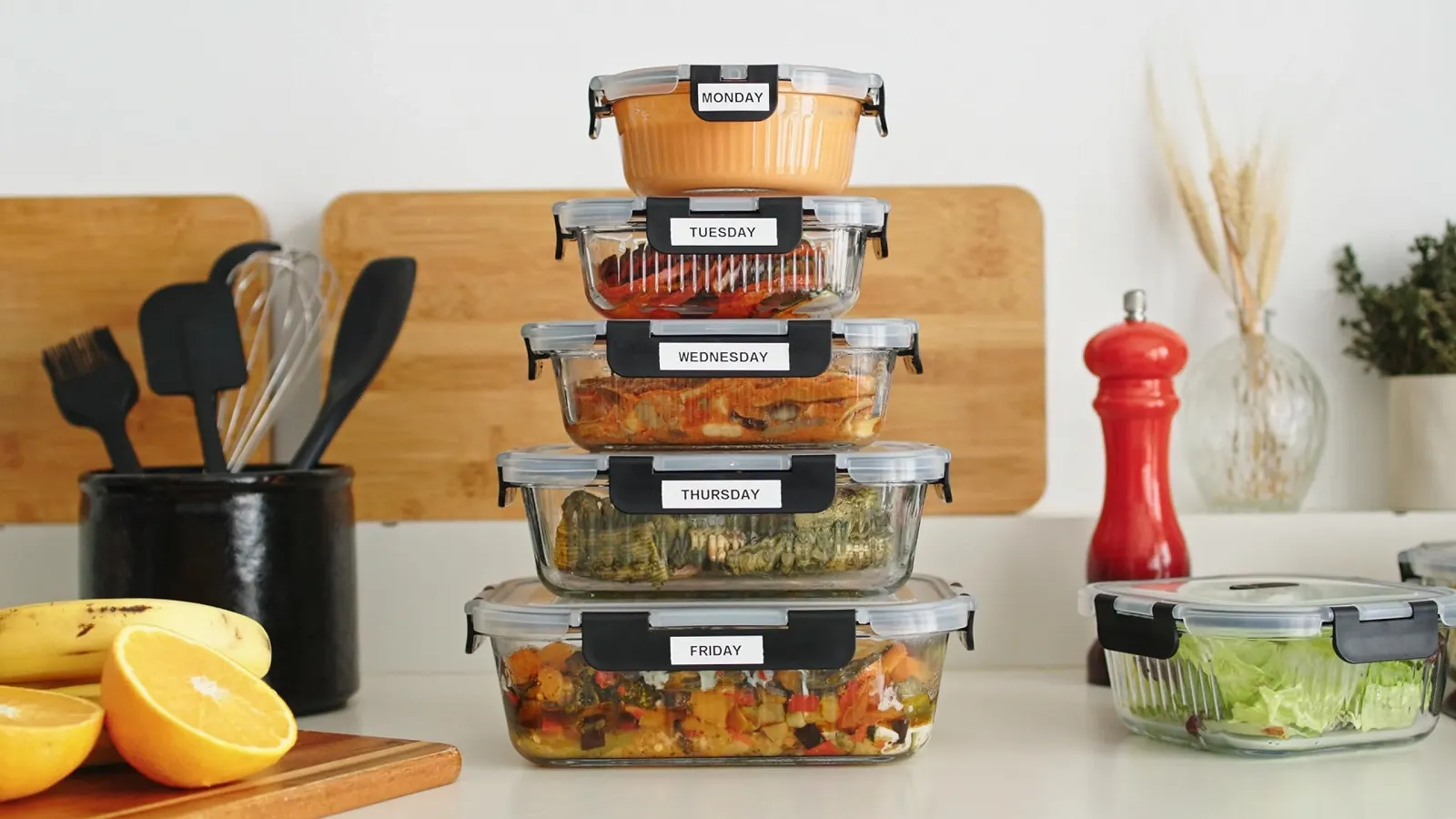 Контейнер для продуктів MasterPRO Foodies боросилікатне скло 520 мл, фото №6