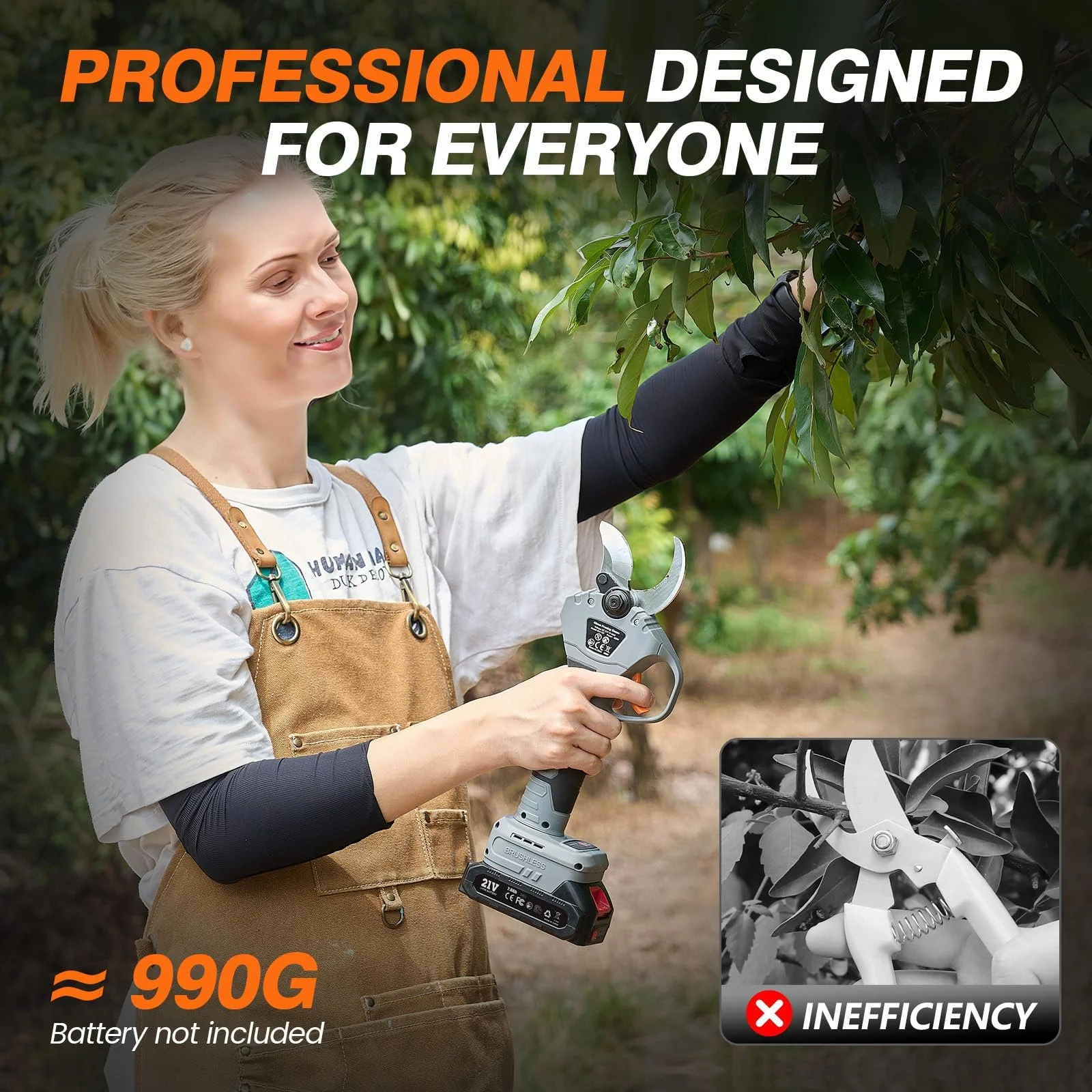 Акумуляторні ножиці TaskStar 40 мм, 2 x 2000 мАг, фото №2