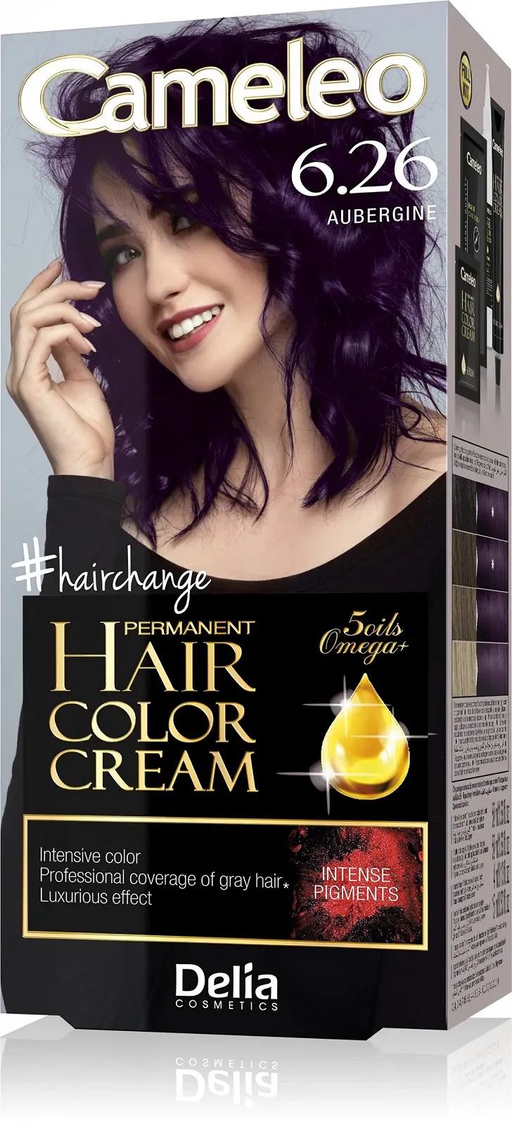 Фарба для волосся Cameleo Omega Plus Aubergine Стійкий колір, фото №1