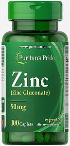 Цинк глюконат Zinc Gluconate 50 mg 100 Tablets - Фото 1