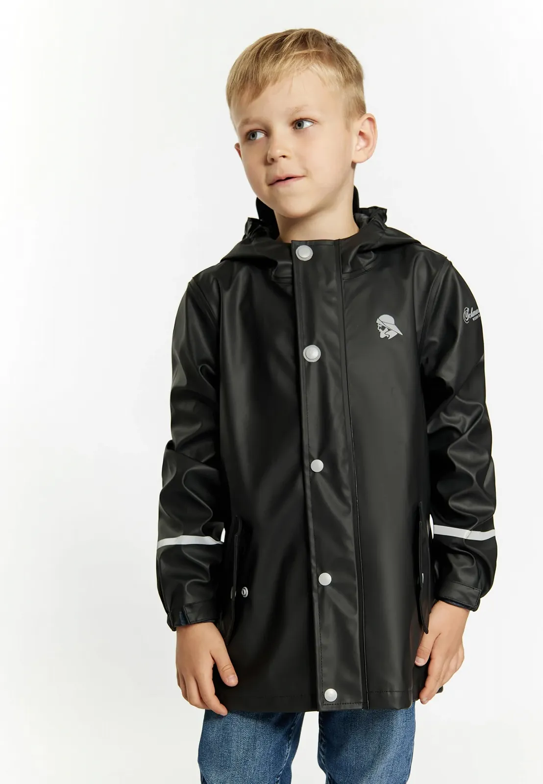 Дощовик Schmuddelwedda для хлопчиків, довгий рукав, застібка-блискавка та ґудзики, фото №4