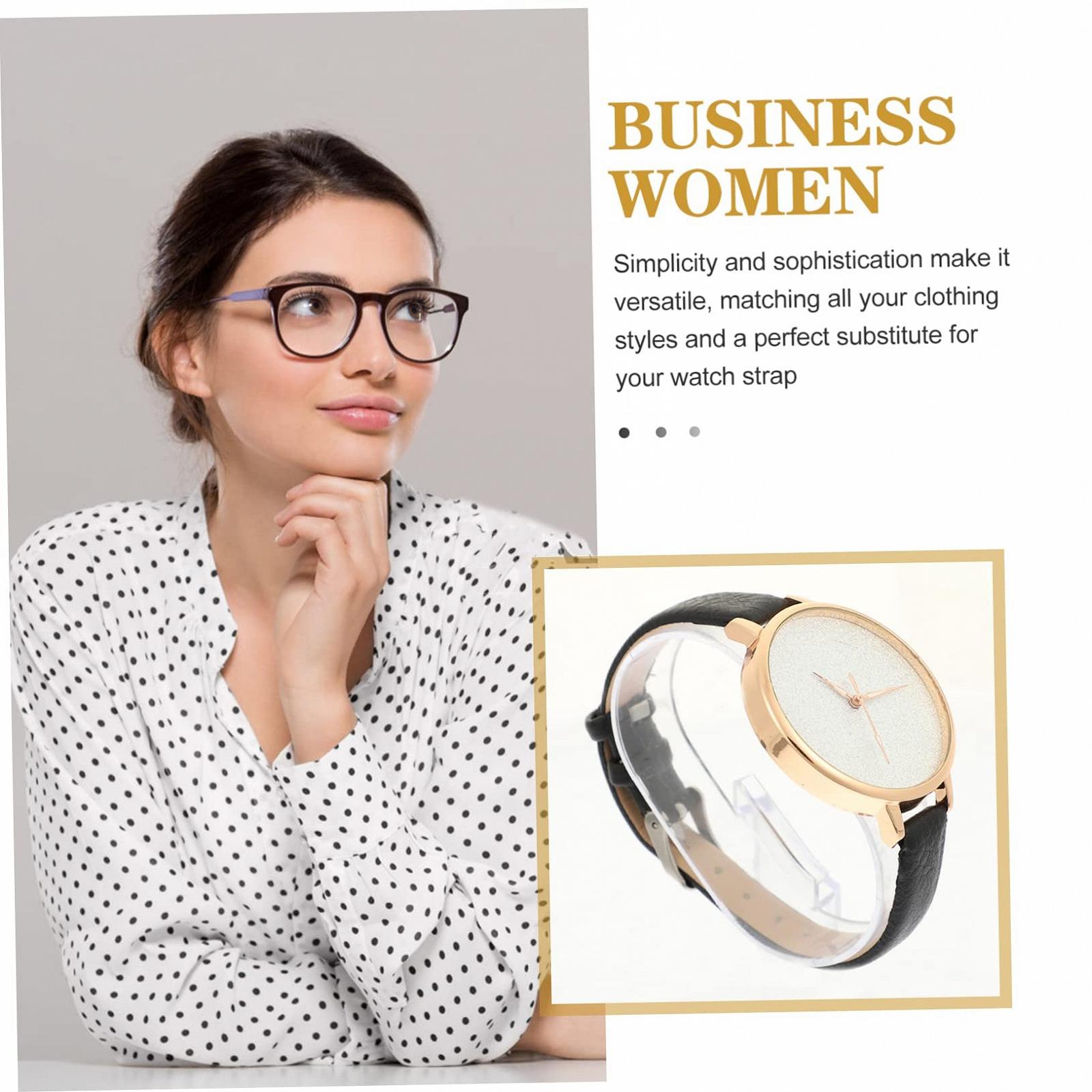 Женские часы Healvian с тонким кожаным ремешком, стильные кварцевые часы для женщин, минималистичные часы с черным ремешком, белые, разноцветные, фото №4 Женские часы Healvian с тонким кожаным ремешком, стильные кварцевые часы для женщин, минималистичные часы с черным ремешком, белые, разноцветные, фото №4