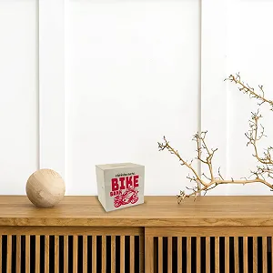 Скарбничка Bike Bank Wooden Money Box дерево synthetic.ua - Фото 1