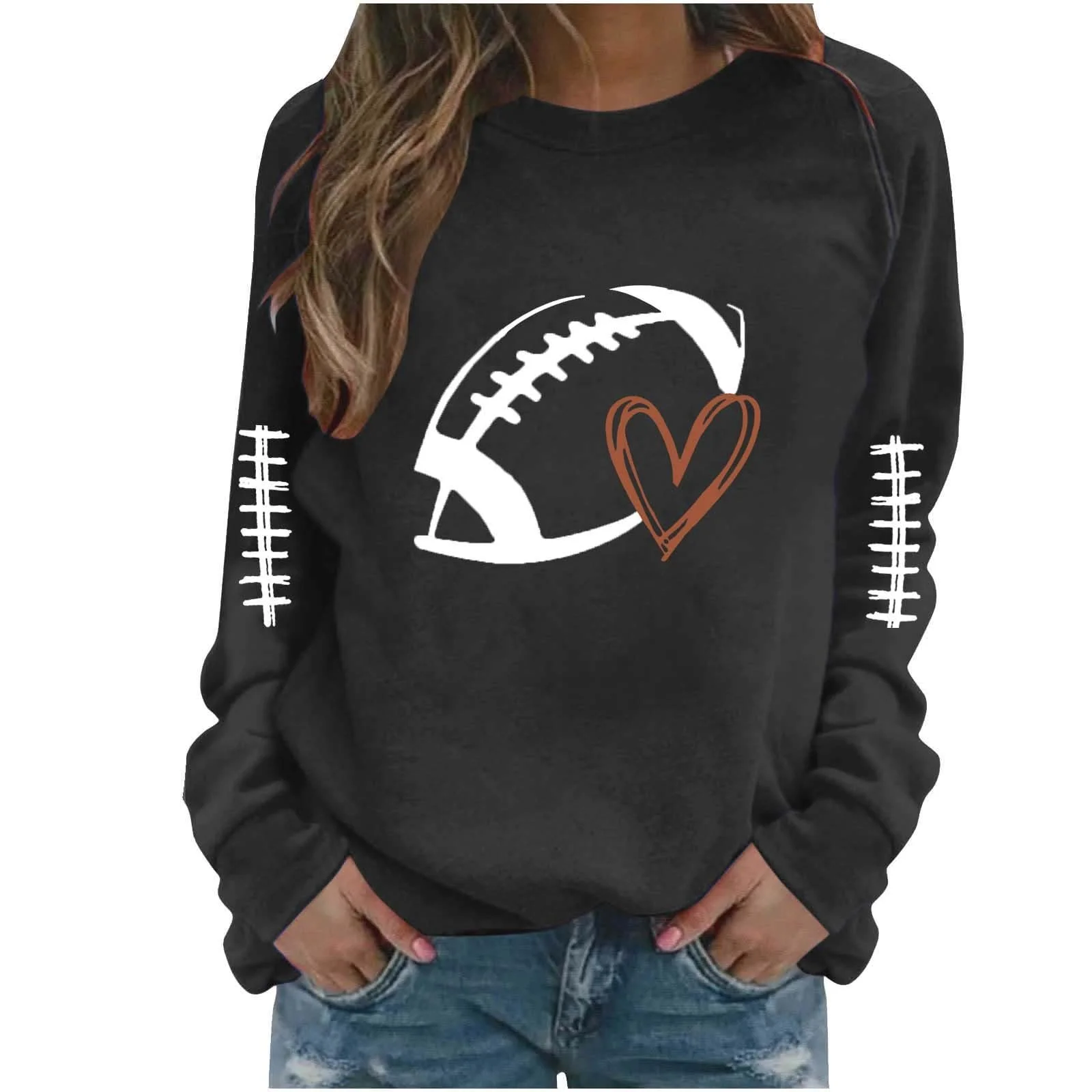 Регби Топ женский tsaChick с принтом, круглым вырезом и глубокими рукавами, фото №1 Регби Топ женский tsaChick с принтом, круглым вырезом и глубокими рукавами, фото №1