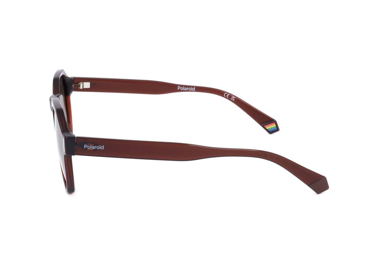 Сонцезахисні окуляри Polaroid Unisex PLD 6207/S 52/21/145 LHF/SP Burgundy, 52, Lhf/Sp Burgundy, фото №3