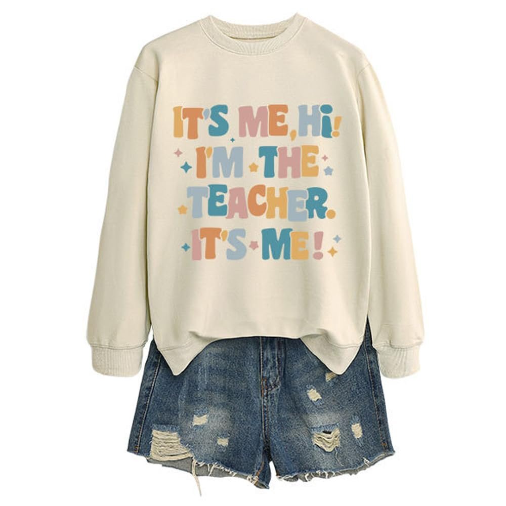 Світшот Hallo! Ich bin der Lehrer Es ist mir Друк різнокольоровими літерами, фото №3 Світшот Hallo! Ich bin der Lehrer Es ist mir Друк різнокольоровими літерами, фото №3