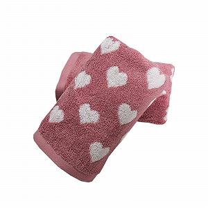 Набір рушників Lacomfy Heart Pattern 100% Cotton 2 шт 33x73 cm Pink - Фото 1