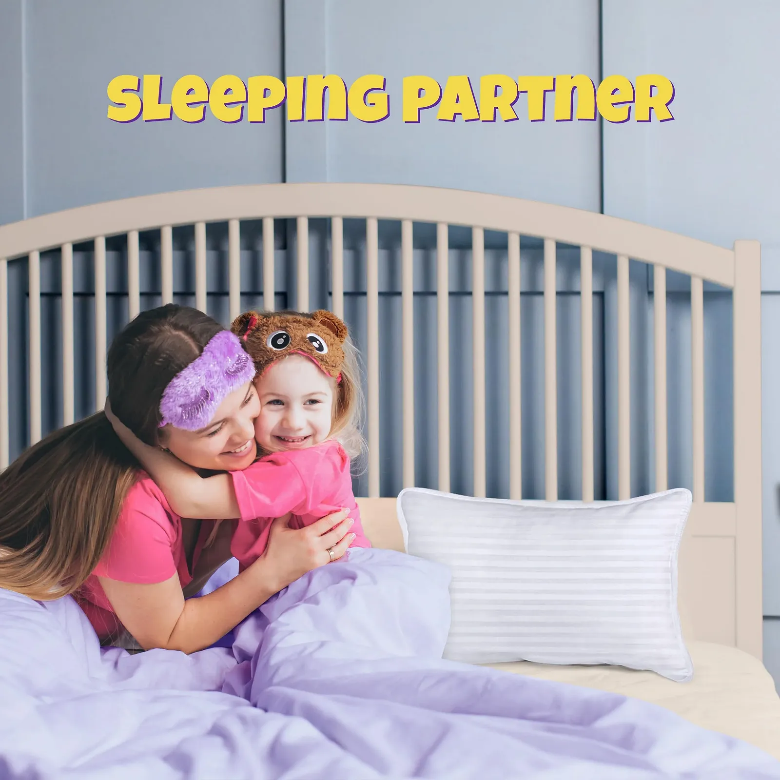Подушка дитяча Utopia Bedding 40 x 60 см, набір з 2 дитячих подушок, дихаюча полікотонова тканина, для дітей від 2 років, фото №7 Подушка дитяча Utopia Bedding 40 x 60 см, набір з 2 дитячих подушок, дихаюча полікотонова тканина, для дітей від 2 років, фото №7