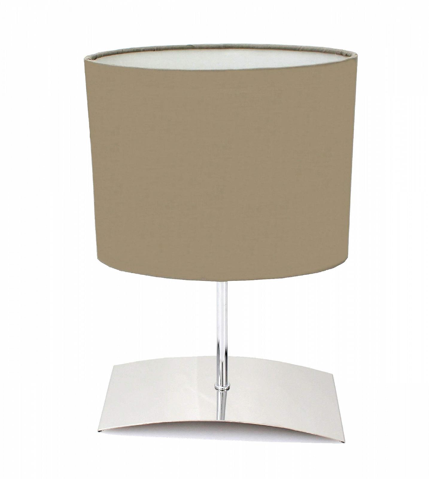 Настільна лампа Trango Brownnie 2018-04B з тканинним абажуром коричнева 200х100х300 мм E14, фото №3